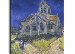 La iglesia de Auvers – Van Gogh